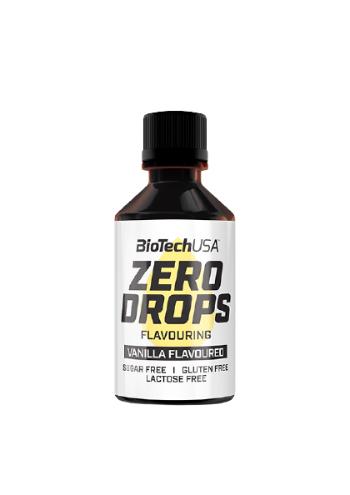 BIOTECHUSA Ochucovacie kvapky Zero Drops Vanilka 50 ml