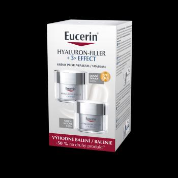 EUCERIN Hyaulor-Filler + 3x Effect Denný krém SPF 30 + Nočný krém 2 x 50 ml