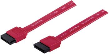 Manhattan pevný disk prepojovací kábel [1x SATA zásuvka 7-pólová - 1x SATA zásuvka 7-pólová] 0.50 m červená