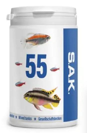 SAK 55 krmivo pre akváriové ryby, veľkosť 4, 300ml