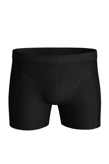 Čierne boxerky Solid Tencel Shorts