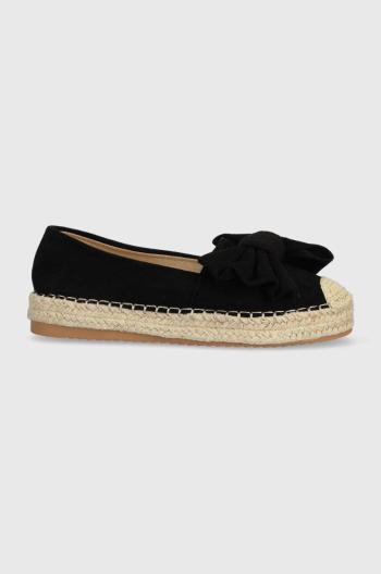 Espadrilky Answear Lab čierna farba, na platforme