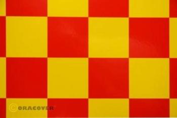 Oracover 491-033-023-002 nažehlovacia fólia Fun 5 (d x š) 2 m x 60 cm žltá, červená