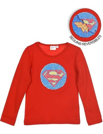 červené dievčenské tričko super hero vel. 116