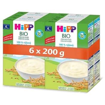 HiPP BIO Obilná kaša 100 % ryžová 6× 200 g (4062300380615)