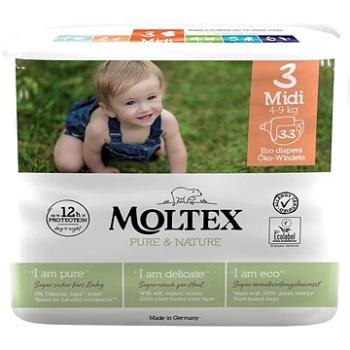 MOLTEX Pure & Nature Midi veľ. 3  (33 ks) (4018639010051)