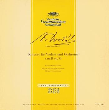 Antonín Dvořák - Concert For Violin And Orchestra (Mono) (LP)