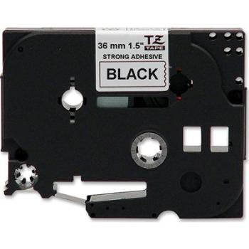 Kompatibilná páska s Brother TZ-S261/TZe-S261 36mm x 8m,extr.adh. čierny tisk/biely podklad