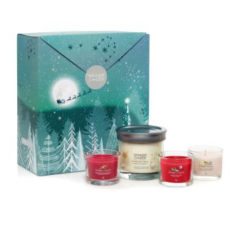 Yankee Candle Darčekový set 1x malá sviečka tumbler a 3 votívna sviečka v skle