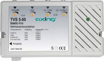 Axing TVS 00500 širokopásmový anténny zosilňovač UKW 30 dB