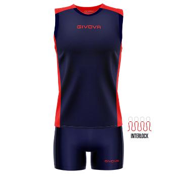 KIT VOLLEY PIPER BLU/ROSSO Tg. M