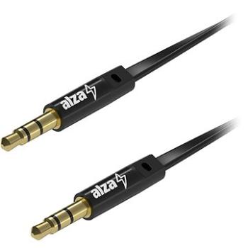 Alzapower FlatCore Audio 3,5 mm Jack (M) to 3,5 mm Jack (M) 2 m čierny (APW-CBA3JMF02B)