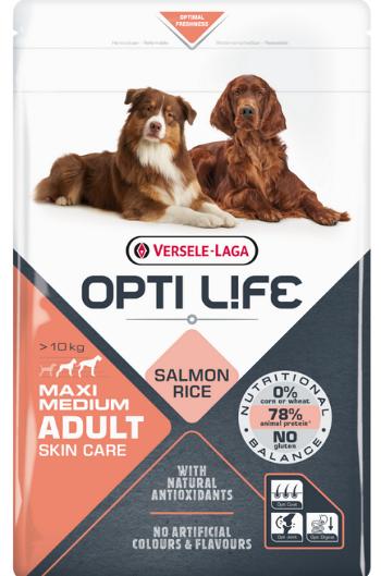 Versele Laga Opti Life dog Adult Skin Care Medium & Maxi 12,5kg