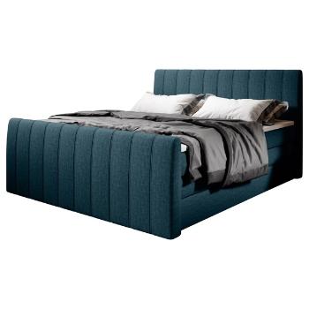 Sconto Posteľ boxspring TAJA modrá, 160x200 cm