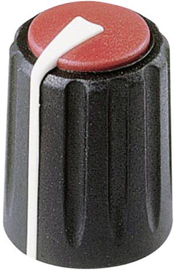Rean AV F 311 S 092 otočný gombík  čierna, červená (Ø x v) 11 mm x 15.15 mm 1 ks