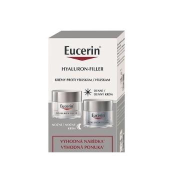 Eucerin Hyaluron-Filler +3xEFFECT denný krém SPF15 suchá pleť  + nočný krém 2x50 ml VÝHODNÝ BALÍČEK