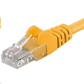 PREMIUMCORD Patch kábel UTP RJ45-RJ45 CAT5e 7m žltá