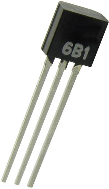 B + B Thermo-Technik TSIC506-TO92  teplotný senzor -10 do +60 °C   TO-92  radiálne vývody