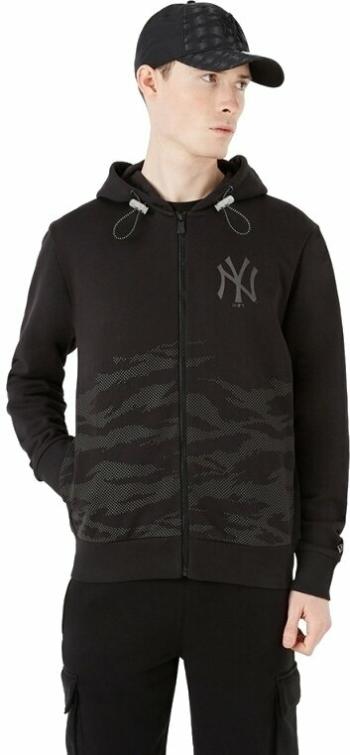 New York Yankees MLB Reflect Camo FZ Black L Mikina