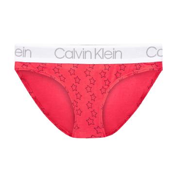 Calvin Klein - Body cotton starlet red nohavičky - limited edition-L