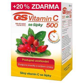 GS Vitamín C 500 so šípkami 100+20 tabliet ZADARMO