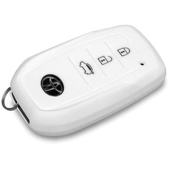 Ochranné silikónové puzdro na kľúč pre Toyota, farba biela (SZBE-042W)