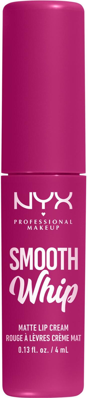 NYX Professional Makeup Smooth Whip Matte Lip Cream 09 Baby Frosting matný tekutý rúž, 4 ml