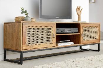LuxD Dizajnový TV stolík Trace 150 cm mango