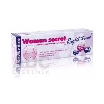 Woman secret RIGHT TIME ovulačný test