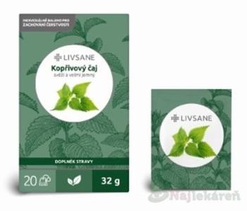 LIVSANE Žihľavový čaj bylinný čaj 20x1,6 g