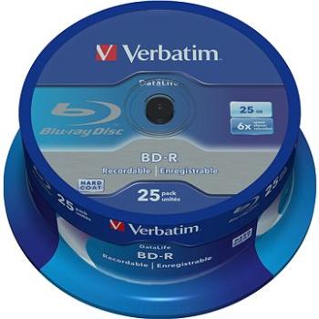 VERBATIM BD-R SL DataLife 25GB, 6×, spindle 25 ks (43837)