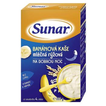 SUNAR Kašička mliečna ryžová na dobrú noc Banánová 225 g