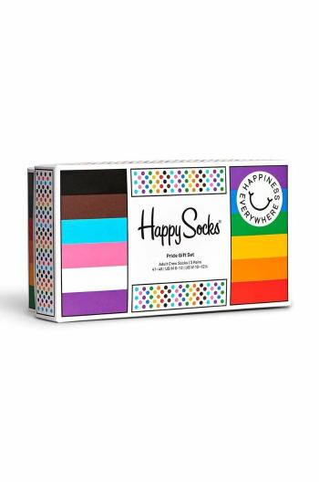 Ponožky Happy Socks White 3 3-pak