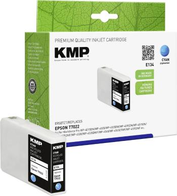 KMP Ink náhradný Epson T7022 kompatibilná  zelenomodrá E134 1620,4003