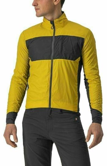 Castelli Unlimited Puffy Jacket Goldenrod/Dark Gray L