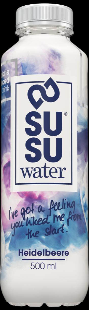 SUSU Water Čučoriedka a Jogurt PET 500 ml