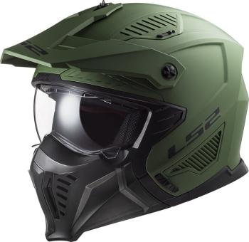 LS2 OF606 Drifter Solid Matt Military Green XL Prilba