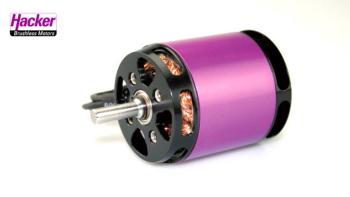 Hacker A50-12 L V4 brushless elektromotor pre modely lietadiel KV (ot./min / V): 355 Počet závitov: 12