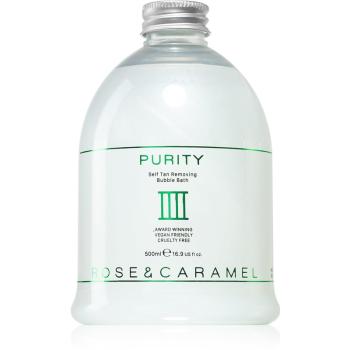 Rose & Caramel Purity pena do kúpeľa na odstránenie samoopaľovacích prípravkov 500 ml