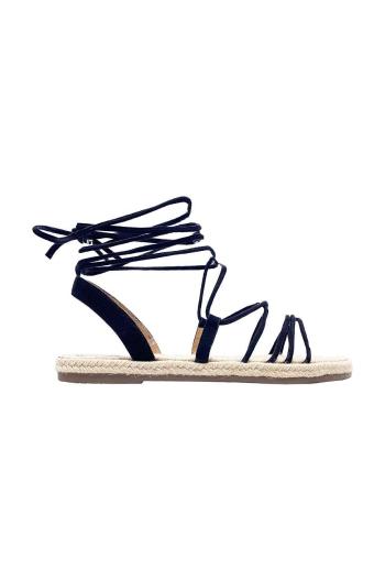 Semišové sandále Manebi Jute Sandals dámske, čierna farba, P 0.0 Y0