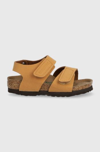 Detské sandále Birkenstock béžová farba