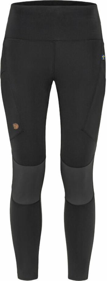 Fjällräven Outdoorové nohavice Abisko Trekking Tights Pro W Black/Iron Grey M