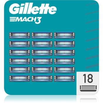 Gillette Mach3 náhradné žiletky 18 ks