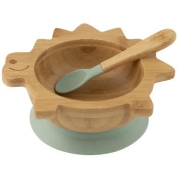 Citron Bamboo Bowl miska s prísavkou Dino 250 ml