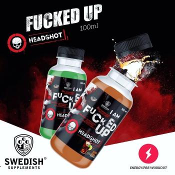 Fucked Up Headshot - Swedish Supplements 16 x 100 ml. Crazy Mango