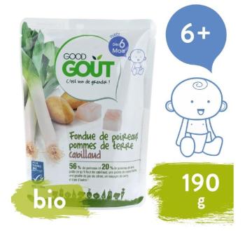 GOOD GOUT BIO Pór so zemiakmi a treskou 190 g