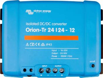 Victron Energy Orion-Tr 24/24-12A DC / DC menič napätia do auta 24 V/DC - 24 V/DC/12 A 280 W
