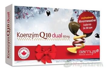 Barny´s Koenzým Q10 dual 60 mg 2 x 30 kapsúl
