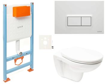 Závesný wc set VitrA Normus do ľahkých stien / predstenová SIKOVSNOR54600