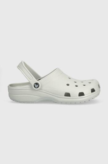 Šľapky Crocs CLASSIC šedá farba